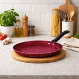 Köklü Züccaciye Granit Krep Tava - 26 CM - Kırmızı