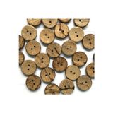 Kokonat Düğme 24 Boy (1,5 Cm Çap) (50 Adet)