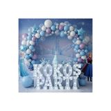 Kokoş Parti Elsa Frozen Temalı Doğum Günü Balon Seti 50 Adet – Parti Süsleri
