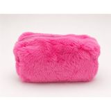 Kokoş Peluş Makyaj Çantası Koyu Pembe