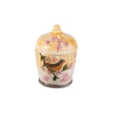 Kokosh Home Kuşlu Küçük Kavanoz - 1 Adet - 999 ml - Sarı