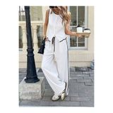 Kokosh moda Kadın Önü Düğmeli Yelek Ve Pantolon İkili Takım
