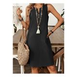 Kokosh moda Kadın V Yaka Askılı Mini Elbise