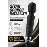 Kokteyl Siyah Sporcu Masaj Aleti Spor Sonrası Kas Rahatlatıcı ve Nokta Isıtıcı Etkili Jel Hediyeli Cihaz