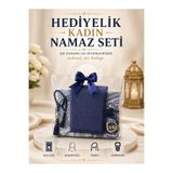 koku bahçesi Hediyelik Kadın Namaz Seti Seccade Tesbih Zikirmatik Başörtüsü Çantalı 4 Parça Set 6 Renk