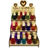 Koku Hanem Toptan Aşk-I Sermest Beyaz Ahşap Standlı 120 Adet 12 Ml Mango Araç Parfümü Oto Araba Kokusu