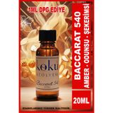KokuAtölyesi Baccarat 540 Extrait Parfüm Esansı 20 ML + 1 ML DPG – Amber Odunsu