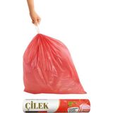 Kokulu Büyük Boy Büzgülü Çöp Poşeti 10'lu Rulo 65 x 70 cm Yırtılmaz Sızdırmaz Atık Torb - Standart