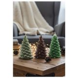 Kokulu Çam Ağacı Dilek Mum 3'lü Set (Şakayık-Lavanta-Vanilya)