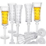 Kokulu Cordial Bardaklar, Kristal Fantezi Shot Bardakları - 6'li Set | Limoncello Bardakları | She - Çok Renkli