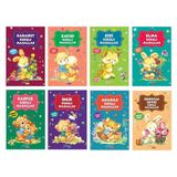 Kokulu Masallar Seti 8 Kitap (Hindistan + Elma + Ananas + İncir + Karpuz + Kivi + Kayısı + Karadut)
