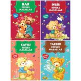 Kokulu Masallar Seti Yeni Kapak 4 Kitap (Tarçın Kokulu- Nar Kokulu- İncir Kokulu -Kayısı Kokulu Masallar)
