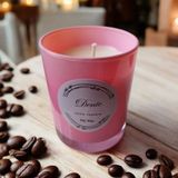 Kokulu Mum-Pembe Cam Bardak-Mayy Wayy 9*7 Çap