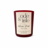 Kokulu Soya Mum – Vetiver & Ardıç Kokusu, Doğal Soya Wax, Uzun Yanma Süresi, Dekoratif Cam & Hediyelik Mum