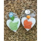 Kokulu Taş Kalp Bebek Arabası Magnet 25 Adet