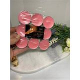 Kokulu Tealight Mum 9 Lu - Pembe