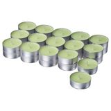 Kokulu tealight mum, açık yeşil, 3.5 saat, elma