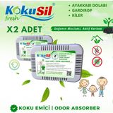 Kokusil Ayakkabı Dolabı Koku Giderici ve Koku Emici 2 Li Paket - 001-Beyaz - 2 ADET