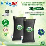 KokuSil Ayakkabı Koku Giderici Shoe Fresh 2li Set - Siyah