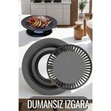 Kokusuz Dumansız Izgara Su Hazneli Ocak Üstü Grill - Renkli