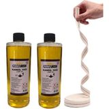 Kokusuz Kandil Yağı 250 ml + Fitil, 2 Adet, Iç Mekan Gaz Lambası Yağı - Akdeniz Rüzgarı - Seçenek 1