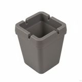 Kokusuz Kare Küllük | Duman ve Koku Tutucu Tasarım | Balkon, Teras ve İç Mekan Kullanımı | Dayanıklı Plastik | 10 x 7,5 cm