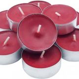 Kokusuz Küçük Renkli Mum 16 lı Tealight Mum Dekoratif Mum