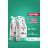 Kokuya Hassas Topaklanan Tozsuz Kokusuz Bentonit Kedi Kumu 2X10KG