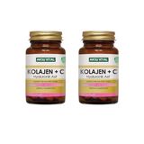 Kolajen + C Vitamini & Hyaluronik Asit 60 Tablet X 2 Adet