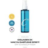 Kolajen Içeren Makyaj Sabitleme Spreyi 3x Collagen Moisture Makeup Fixer Spf 15
