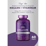 Kolajen Ve Vitaminler Tip 1,2,3,5,10 Ve Biotin, Koenzim Q10, Glutatyon, Vitamin D, B12 60 Tablet