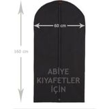 Kolay Alışveriş Abiye Elbise Kılıfı Gamboç 60x160 Siyah Tela Nonvoven