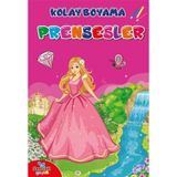Kolay Boyama - Prensesler- Sancak Çocuk