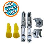 Kolay Montaj Gizli Raf Tutucu Sabitleme Tasiyici Set 8 Cm