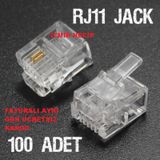 Kolay Takılan Telefon Kablosu Ucu Rj11 Jak Konnektör