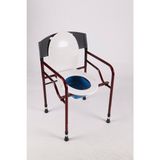 Kolay Temizlenir Banyo Tuvalet Sandalyesi Klozet Yükseltici Kamp Tuvalet Sandalyesi - 6456 Ecorce Tube Marron - Polyester