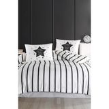Kolay Ütülenir Nevresim Takımı Çift Kişilik Funnystar Siyah-Beyaz - Siyah - Beyaz - 200 x 220 cm