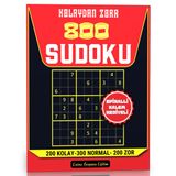 Kolaydan Zora 800 Sudoku Spiralli Buyuk Boy Kitabi (Cevaplariyla)