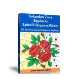 Kolaydan Zora Sayılarla Spiralli Boyama Kitabı Enine Boyuna Eğitim