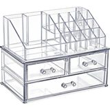Kolaydepo Üç Çekmeceli Makyaj Kozmetik Düzenleyici Organizer Set