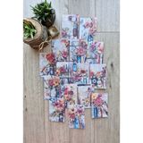 Kolbi Craft 15 Adet Artistik Resim Temalı Scrapbook Kağıt Seti Bullet Journal Dekupaj Kağıdı Ressam - Çok Renkli