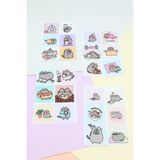Kolbi Craft 24 Adet Pusheen The Cat Sticker Sevimli Sticker Kare Sticker Laptop Sticker Kedi Sticker Sanrio Stic