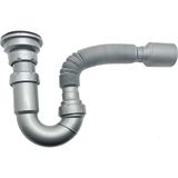 Koldoor Donau Lavabo Eviye Sifonu S Tipi Körüklü .ø40 - 50 mm Çıkışlı 2 Adet