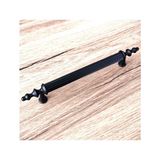 Koldoor Mat Siyah Mobilya Dolap Mutfak Çekmece Kulpu 224MM (22,4cm) 1 Adet