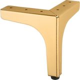 Koldoor Minerva Metal Altın Mobilya Ayağı Ayarlı Koltuk Chester Baza Ayağı 17,5 cm 4 Adet