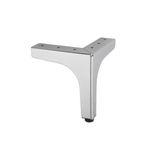 Koldoor Minerva Metal Krom Mobilya Ayağı Ayarlı Koltuk Chester Baza Ayağı 17,5 Cm 1 Adet