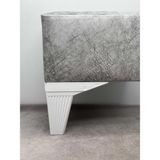 Koldoor Mobilya Koltuk Çekyat Baza Chester Tv Ünitesi Ayağı Stylish Beyaz 12 cm 12 Adet