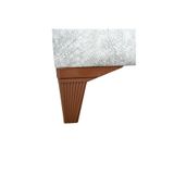 Koldoor Mobilya Koltuk Çekyat Baza Chester Tv Ünitesi Ayağı Stylish Kahve 12 cm 1 Adet