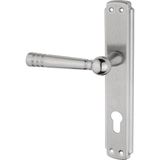 Koldoor Osmanlı Aynalı Çelik Kapı Kolu Nikel Saten Renk ve Ergonomik Tasarım ile Şık Görünüm