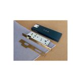 KOLDOOR Özen Handles Mat Antik Sarı İç Kapı Gömme Wc Banyo Kilit 40/90/23 Kare 40 Mm 1 Adet